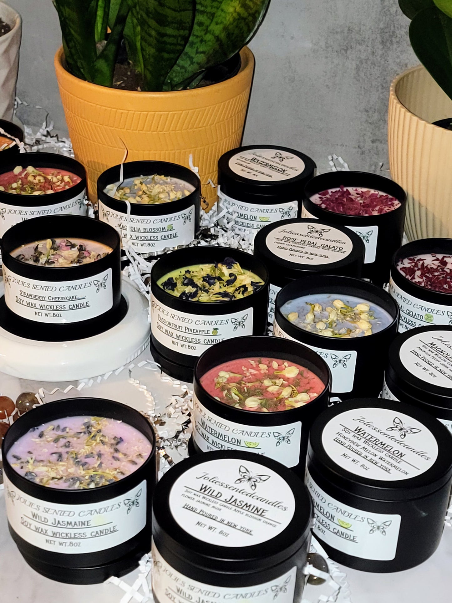 Wickless Soy Candles