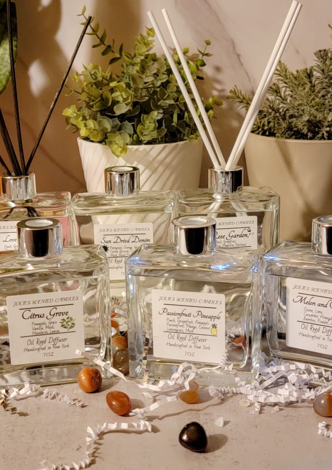 REED DIFFUSER Bottle with Sticks, Diffuser Oil Set, Home Fragrance/Decor Free car Diffuser When you purchase. any Reed diffuser