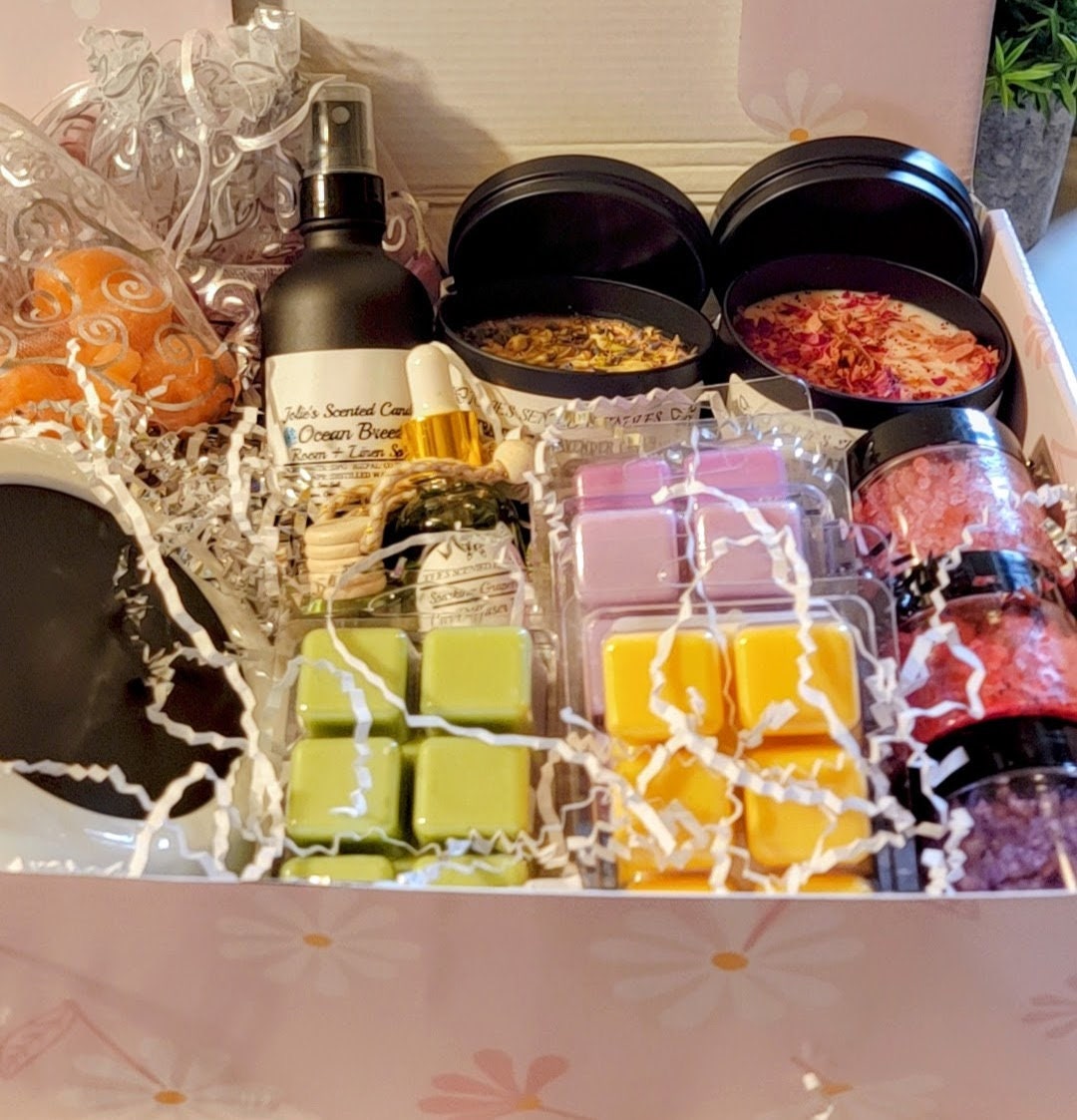 BUNDLE Wickless Candle & Scented Wax Melts Gift Box