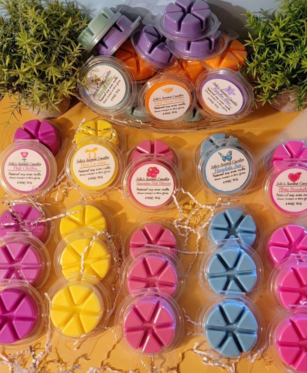 Wax Melt Variety Box, Wax Melt Mystery Box, Strong Scents, Gift Set, Long Lasting Wax Melts, Christmas. Gift, Wax Melts, Pie-shape