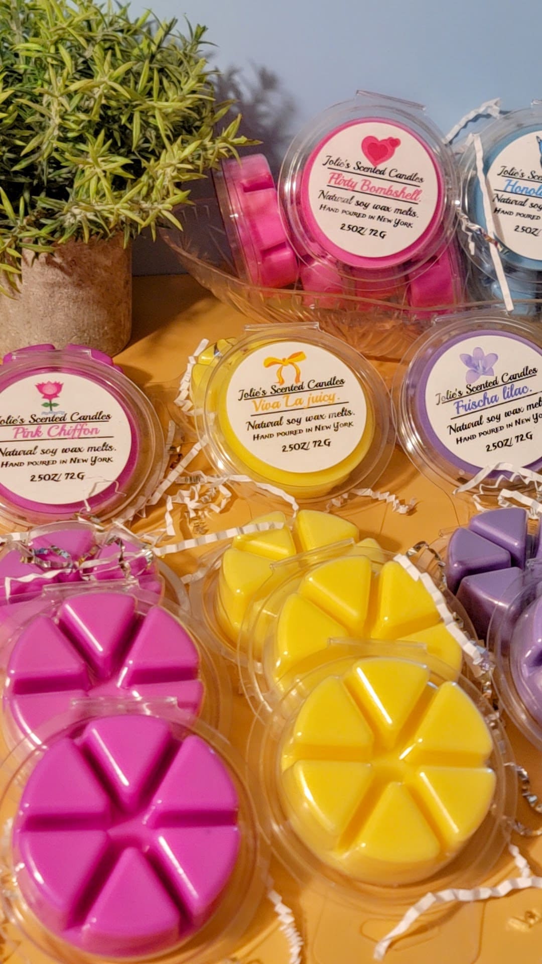Wax Melt Variety Box, Wax Melt Mystery Box, Strong Scents, Gift Set, Long Lasting Wax Melts, Christmas. Gift, Wax Melts, Pie-shape