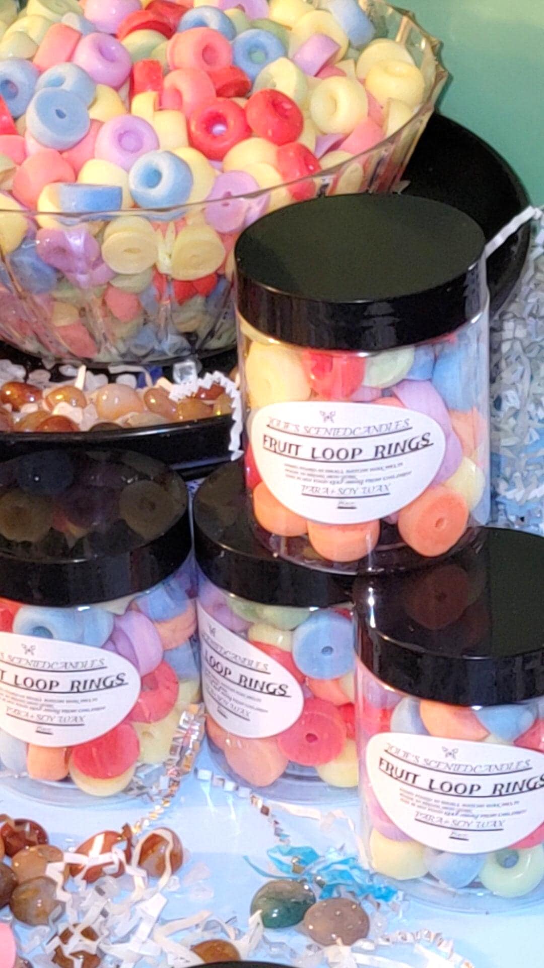 Fruit Loops Wax Melts 8oz – Food Shaped Cereal Embeds | 2 for $24, Free Car Diffuser