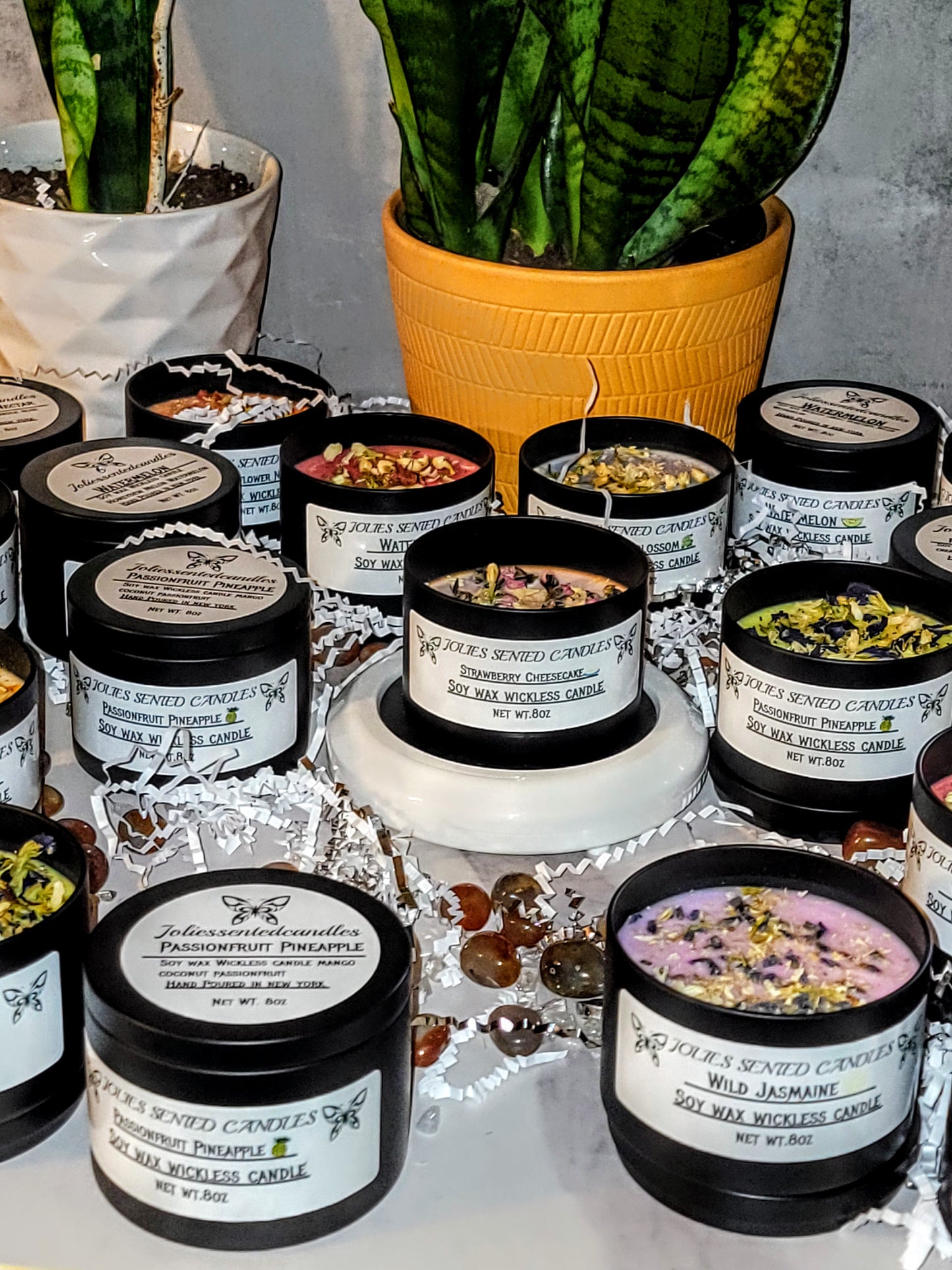 Wickless Soy Candles