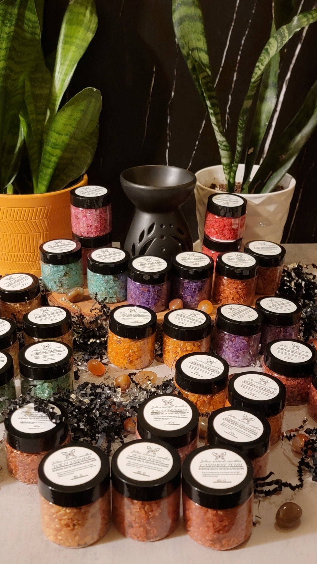 Scented  / sizzlers/ Aroma Gems For Wax Warmer Air Freshener for Home Mini Gift   buy 6 and get 1 free Car vent diffuser