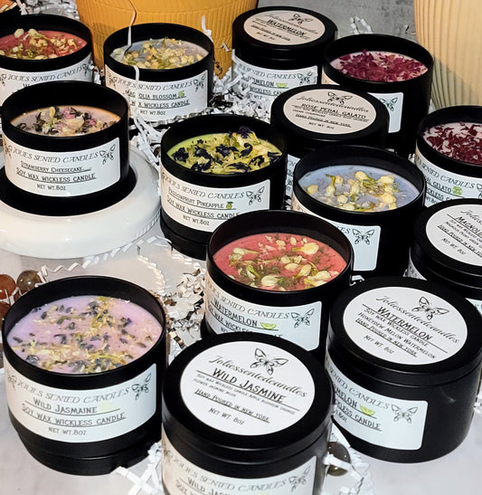 Wickless Soy Candle 8 oz Tin for Electric Candle  Warmer, Highly Scented, Candle Gifts, Housewarming Gift Buy 2 get a free car diffuser