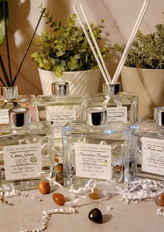 REED DIFFUSER Bottle with Sticks, Diffuser Oil Set, Home Fragrance/Decor Free car Diffuser When you purchase. any Reed diffuser