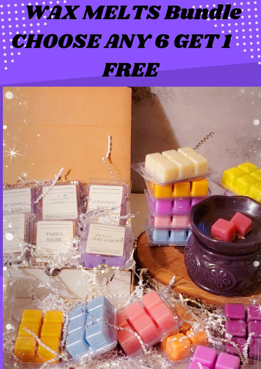 Wax Melt Bundle buy 6 get 1 free  Pick Your Strong Scented Wax Melt Scent - Strong Wax Melt Tarts for Home Office  And gift set