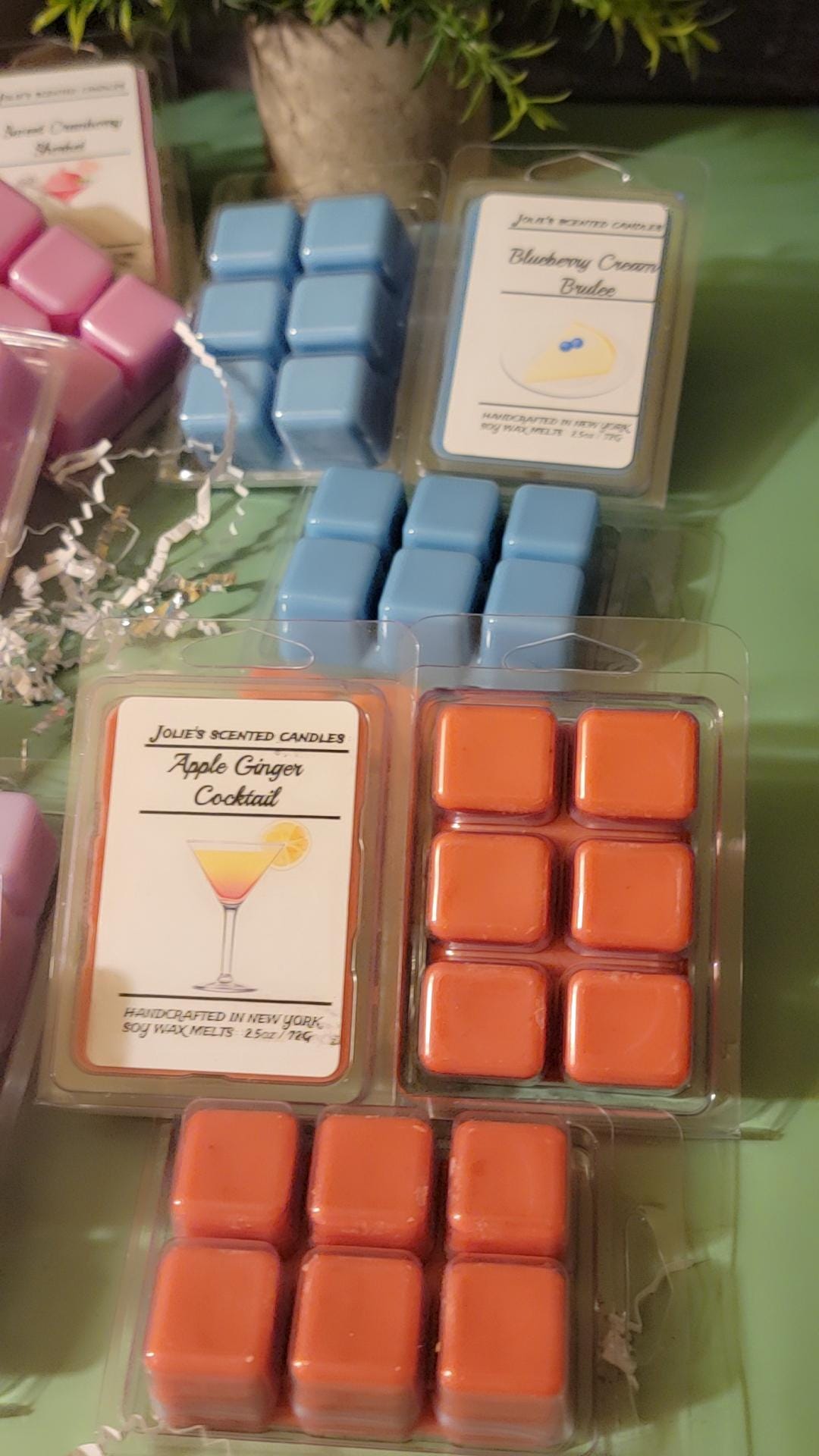 Wax Melts  Pick Your Strong Scented Wax Melt Scent Strong Wax Melt Tarts Home Gifts the minimum to Buy is  2 and get 1 free for free shiping
