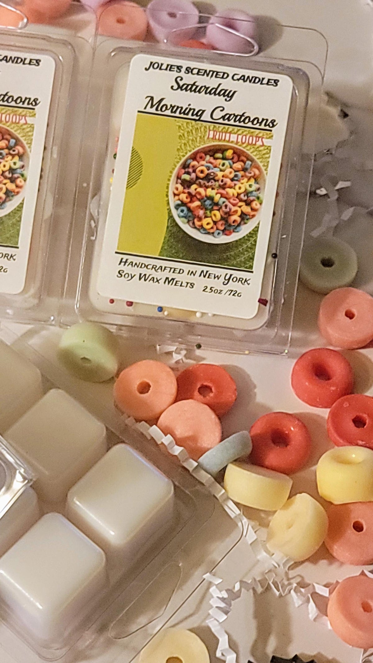 Fruit Loops Wax Melts - Scented Fruity Cereal Handmade Wax Melts for Warmers, Minimum 2 for Free Shipping