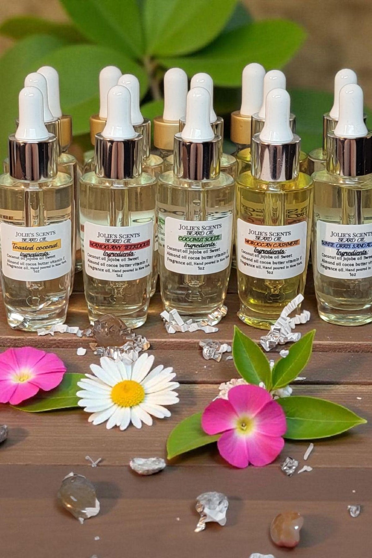 Natural Beard Oil Grooming Set | Vitamin E, Jojoba Oil, Comb (Gift for Him)