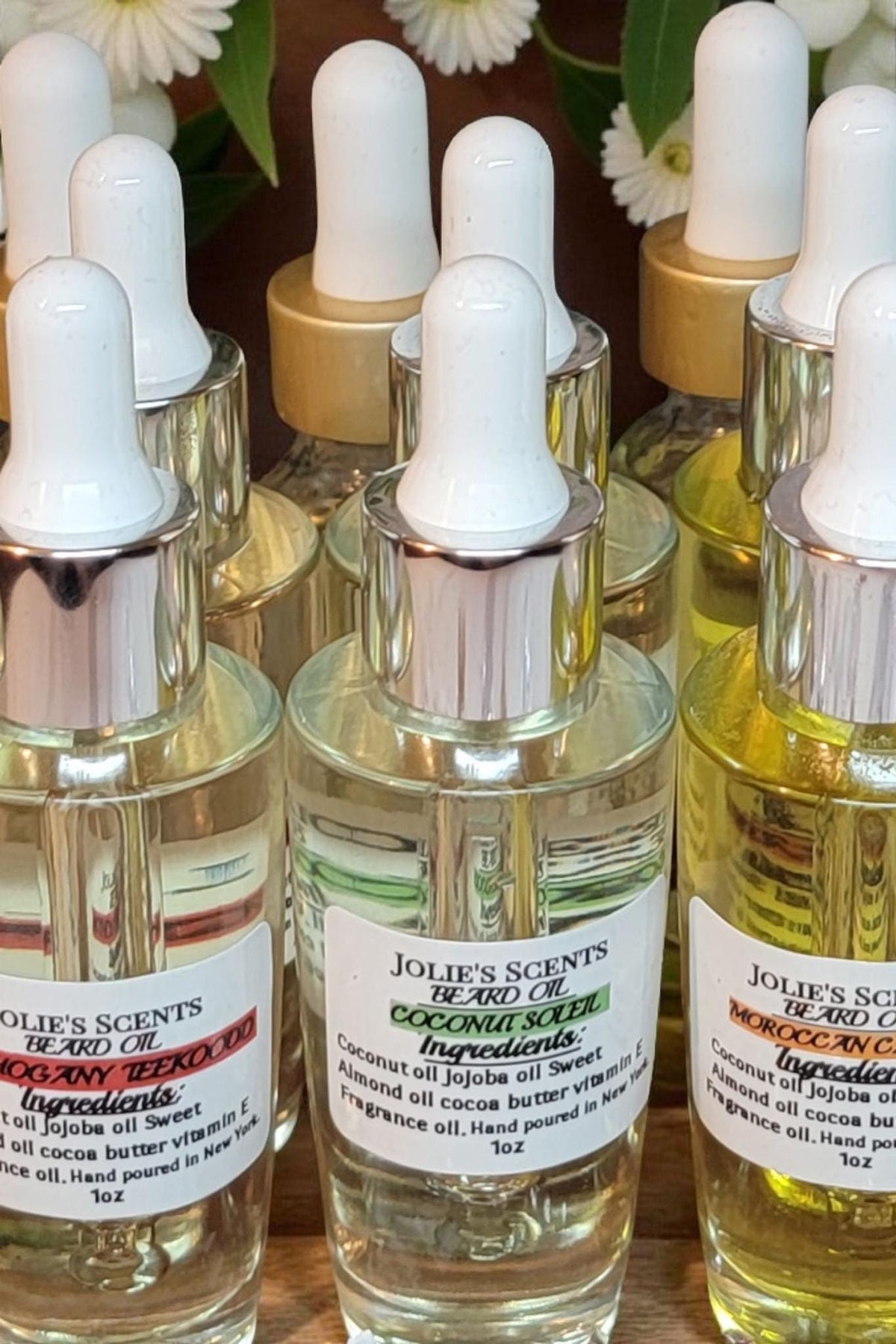 Natural Beard Oil Grooming Set | Vitamin E, Jojoba Oil, Comb (Gift for Him)