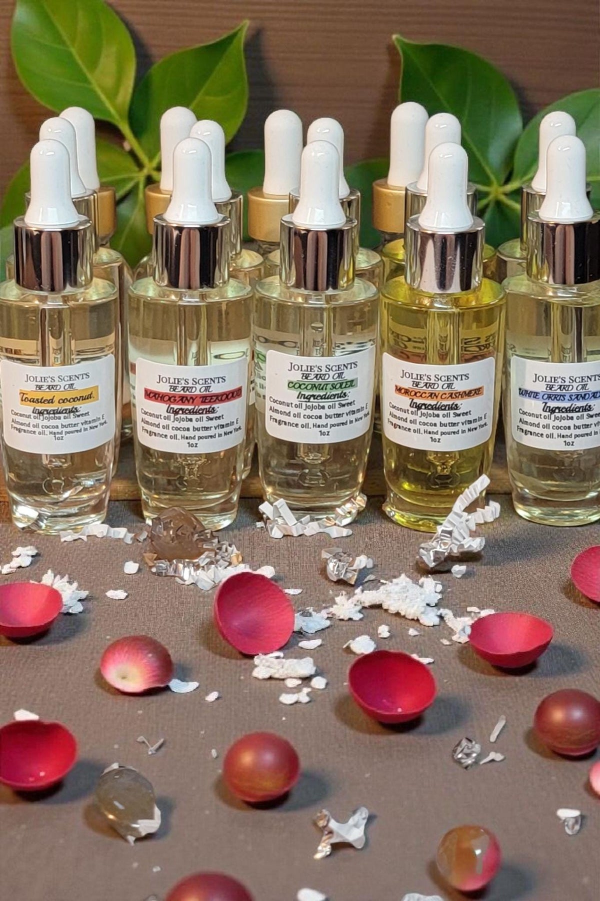 Natural Beard Oil Grooming Set | Vitamin E, Jojoba Oil, Comb (Gift for Him)