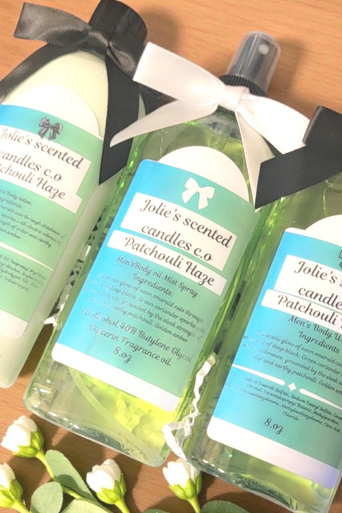 Men's Shower Gel Gift Set: Body Wash, Lotion & Body Mist